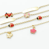 Bettelarmband Little Oro Fiore e Lina