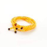 Armband Yellow Amber fein