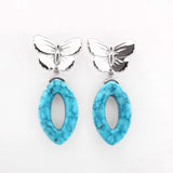 Hänger Türkis Hoop