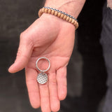 Schlüsselanhänger Koi Medaillon