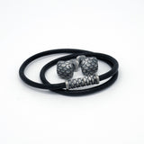 Koi II Armband I Lederarmband  I  Armband mit Magnetverschluss I STEINLINS