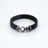 Leo II Silber Armband I Reversibles Armband für Männer I STEINLINS