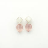 Rosenquarz Tropfen Hänger I Femininer Schmuck I STEINLINS