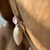 Pietra Drop Rosenquarz Ohrstecker I STEINLINS