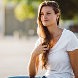 Prasiolith Tropfen Hänger I Ohrschmuck I STEINLINS