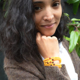 Armband Yellow Amber fein