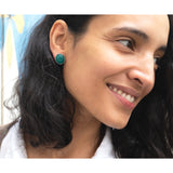 Ohrstecker Skarabäus Achat