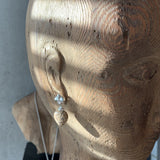 Raffia Tropfen I Ohrring aus Nuss I STEINLINS