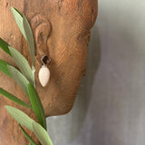 Pietra Quadro Ohrstecker Rauchquarz I STEINLINS