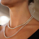 Ronja Sautoir I lange Silber Kette I STEINLINS