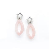 Hänger Pink Opal Hoop