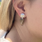 Raffia Ohr Hänger I Nachhaltiger Schmuck I STEINLINS