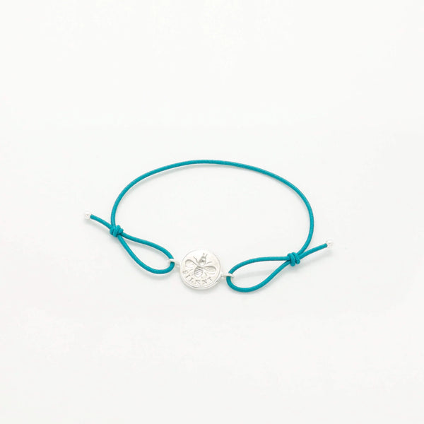 Armband Lucky Charm Silent Blue or Red