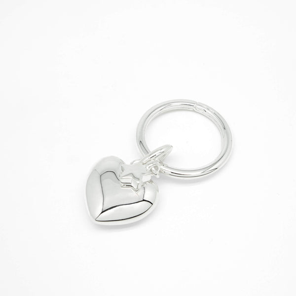 Keychain Heart with Star