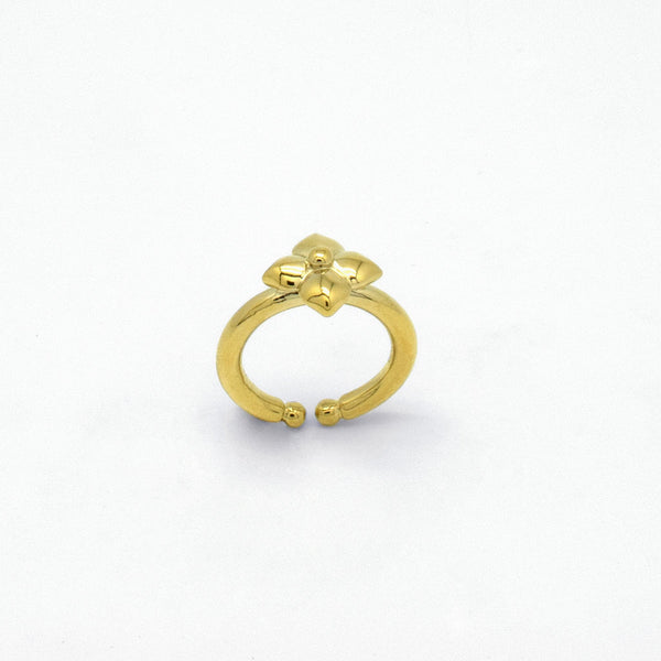Lilly Ring gold I Ring Stacking I STEINLINS